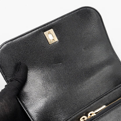 Chanel medium business affinity caviar black L (Microchip)