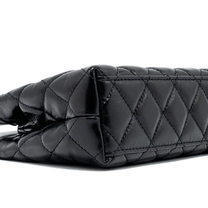 Chanel 24p Mini Shopping Tote Calfskin Black  (Microchip)