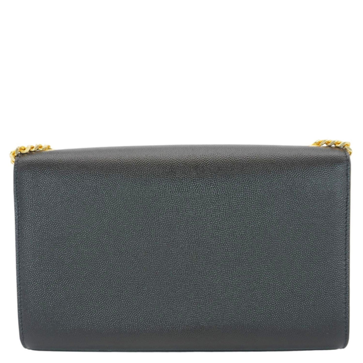 YVES SAINT LAURENT Kate Medium Grain De Poudre Leather Crossbody Bag Black