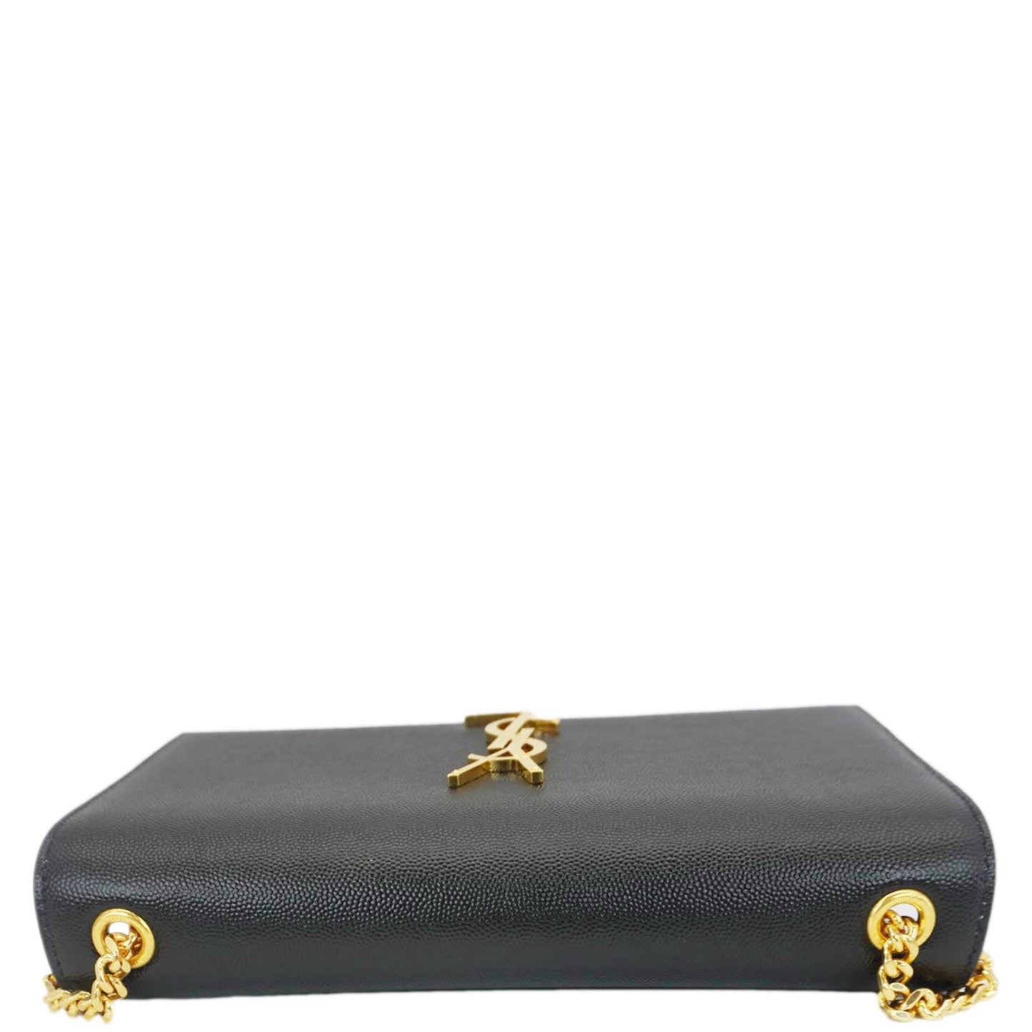 YVES SAINT LAURENT Kate Medium Grain De Poudre Leather Crossbody Bag Black