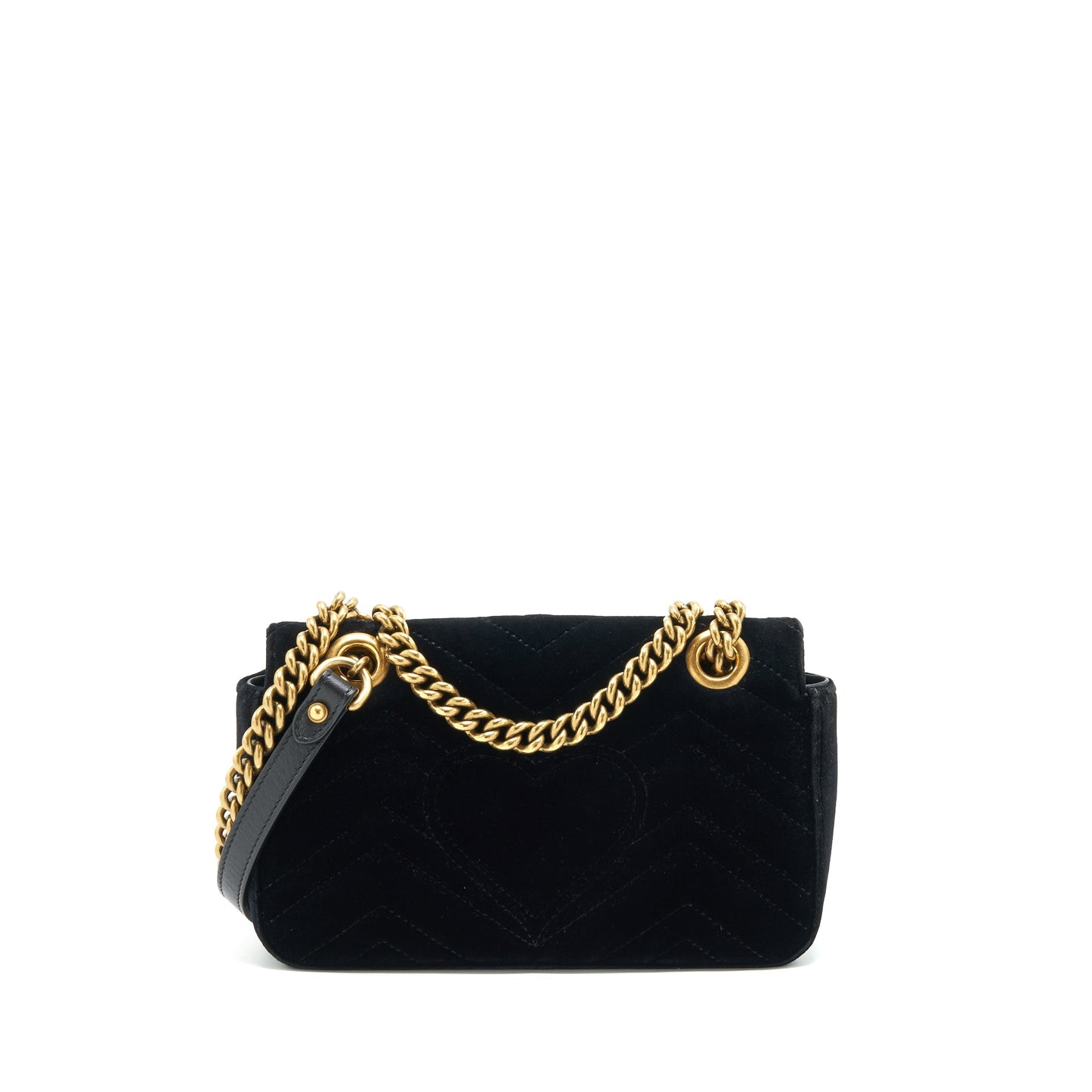 Gucci mini marmont Velvet black