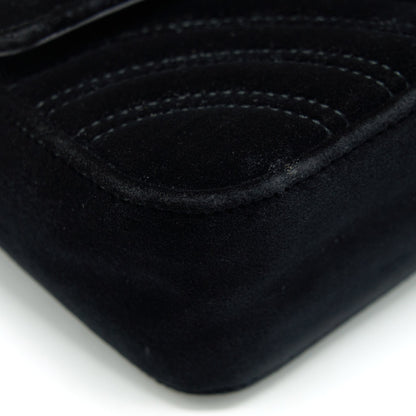 Gucci mini marmont Velvet black