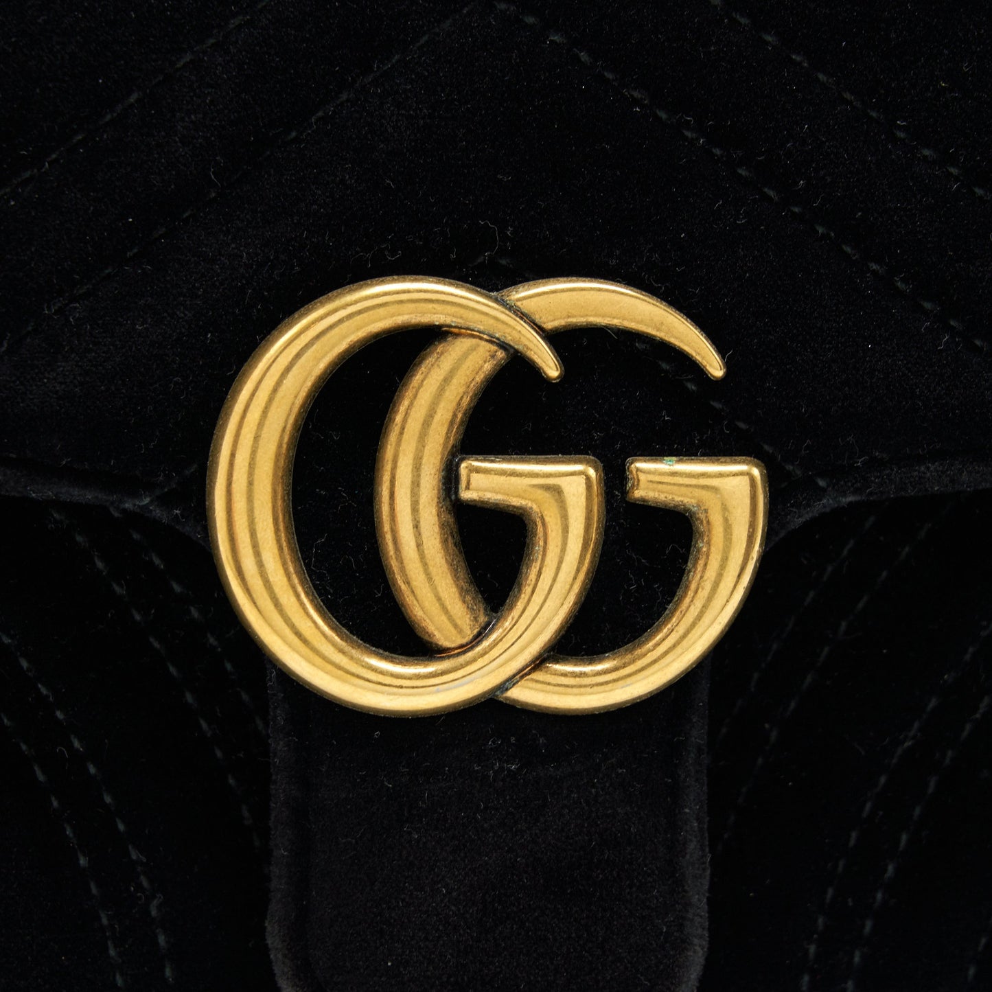 Gucci mini marmont Velvet black