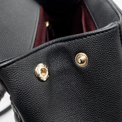 Chanel Medium Business Affinity Caviar black L