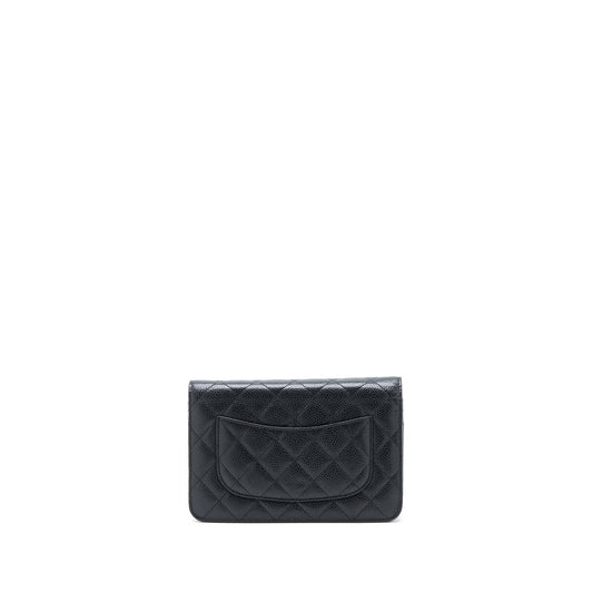 Chanel Classic Wallet On Chain Caviar Black