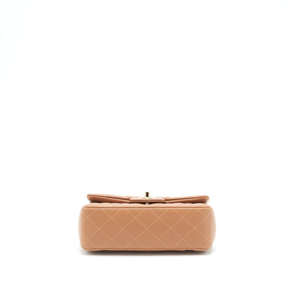 Chanel 22S Mini Rectangular Flap Bag Caramel L