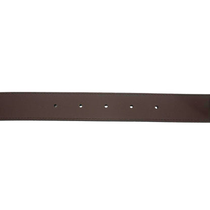 GUCCI Interlocking Buckle GG Supreme Canvas Belt Beige 734771 Size 85/34