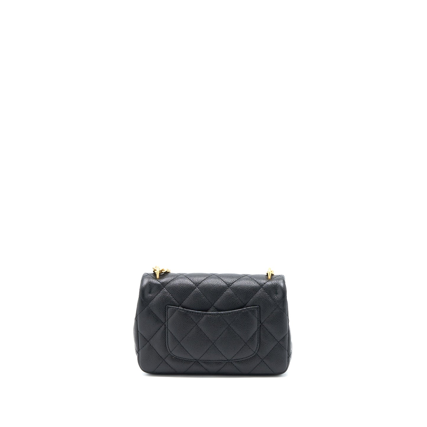 Chanel 23P Mini Coco Love Flap Bag Caviar Black  (Microchip)