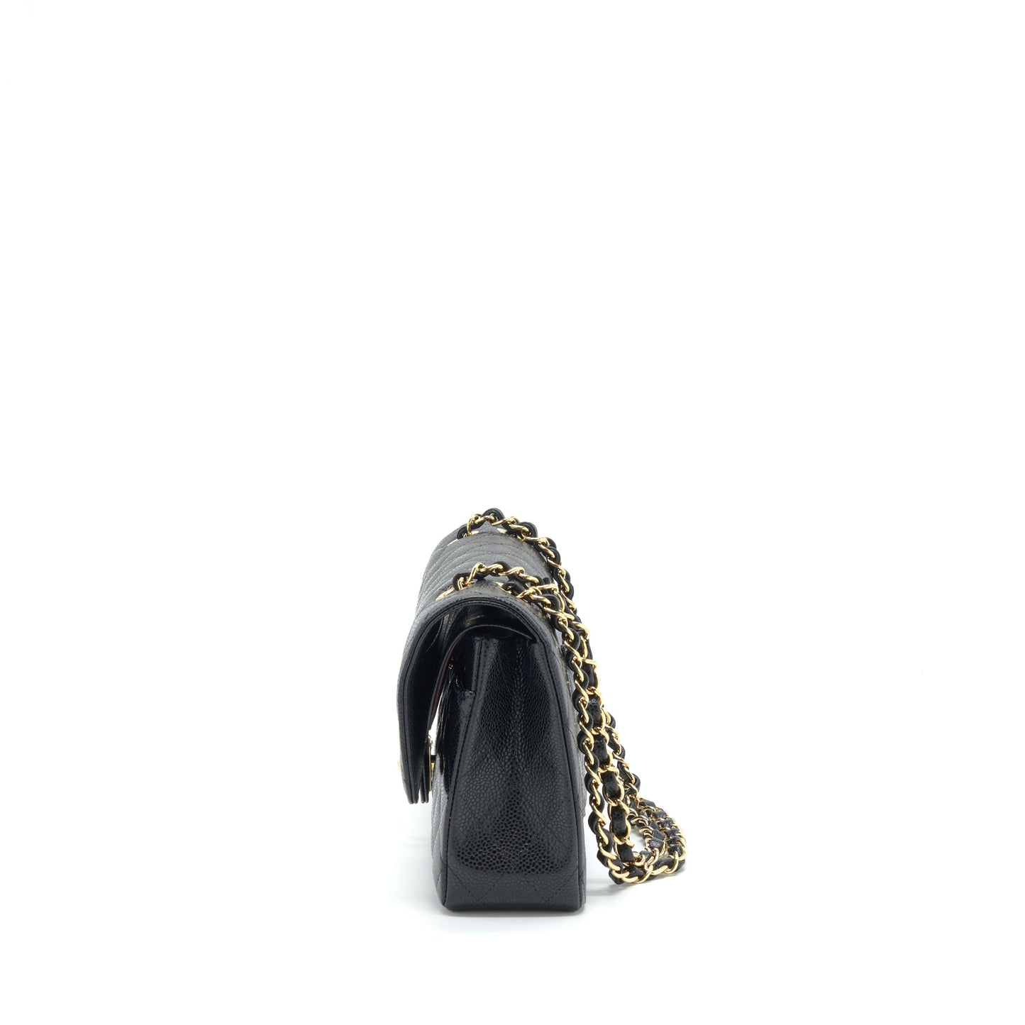 Chanel Medium Classic Double Flap Bag Caviar Black