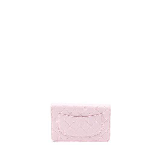 Chanel Classic Wallet On Chain Caviar Light Pink L