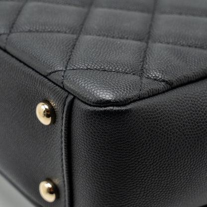 Chanel Medium Business Affinity Caviar black L