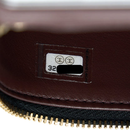 Chanel Long Vanity Case Caviar Black L