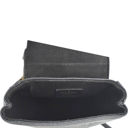 LOUIS VUITTON Tiny Monogram Empreinte Leather Backpack Black