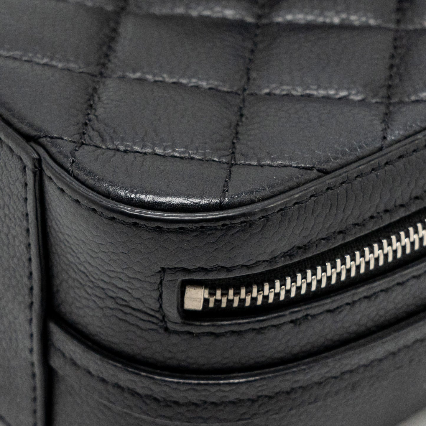 Chanel Quilted Mini Vanity Bag Caviar Black