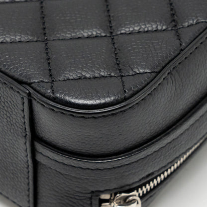Chanel Quilted Mini Vanity Bag Caviar Black