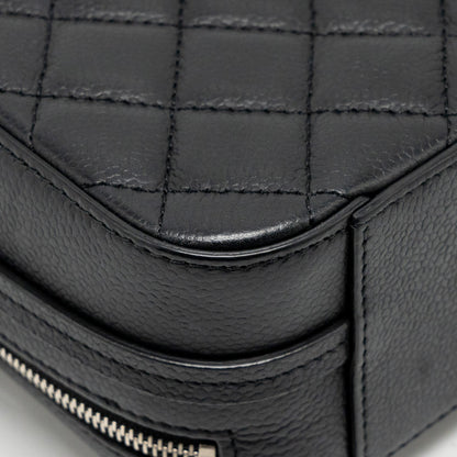 Chanel Quilted Mini Vanity Bag Caviar Black