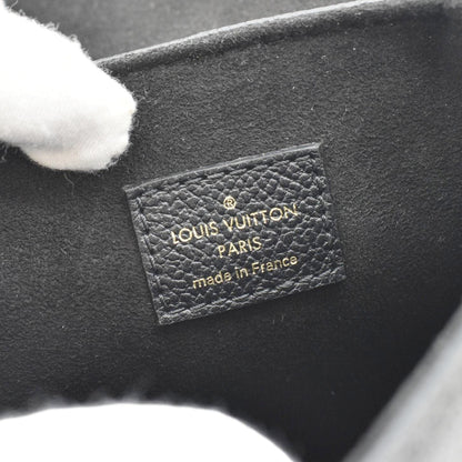 LOUIS VUITTON Tiny Monogram Empreinte Leather Backpack Black