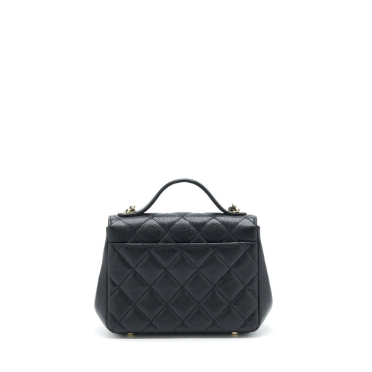Chanel Small Business Affinity Caviar Black L