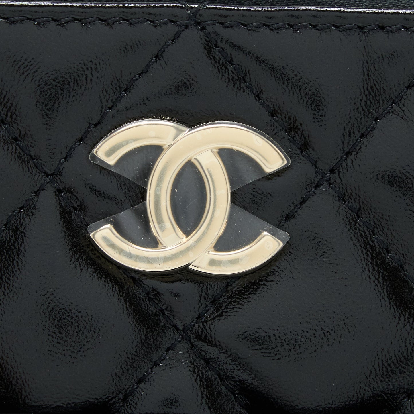 Chanel 22A Backpack Patent Black L (Microchip)