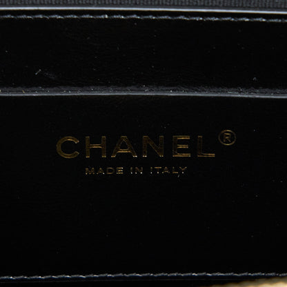 Chanel 22A Backpack Patent Black L (Microchip)
