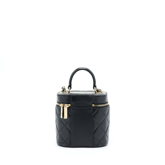 Chanel Trendy Vanity Case Lambskin Black L (Microchip)
