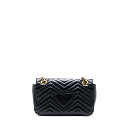 Gucci Small Marmont Calfskin Black