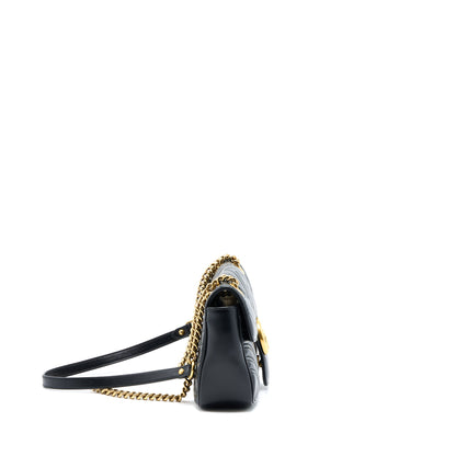 Gucci Small Marmont Calfskin Black