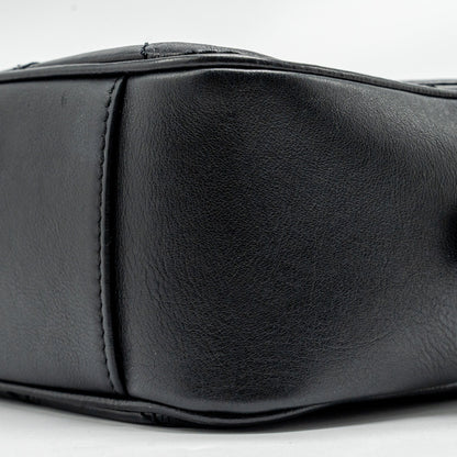 CHANEL Paris-Edinburgh Coco Sporran Flap Bag Calfskin Black Ruthenium Hardware