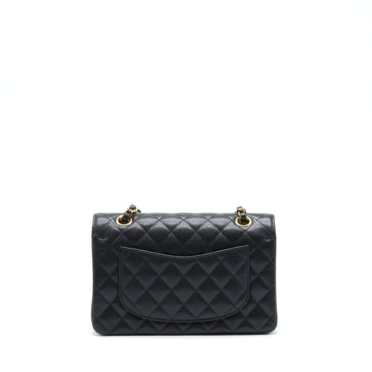 Chanel Small Classic Double Flap Bag Caviar Black L