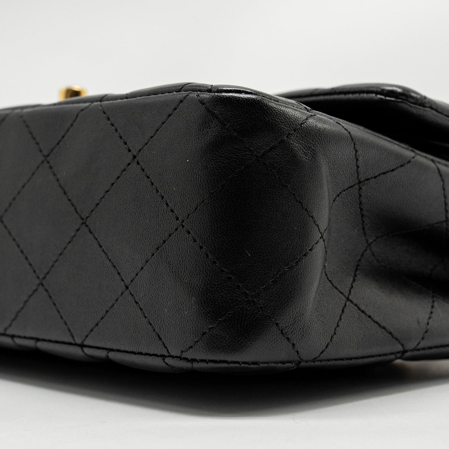 Chanel Medium Classic Double  Flap Bag Lambskin Black