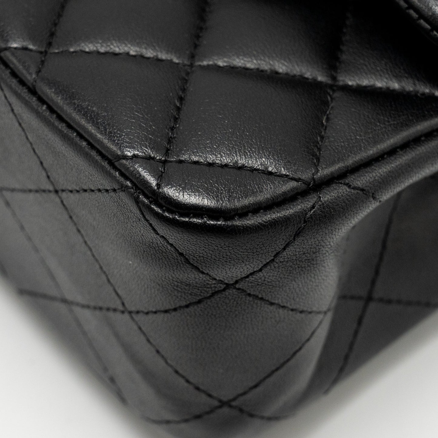 Chanel Medium Classic Double  Flap Bag Lambskin Black