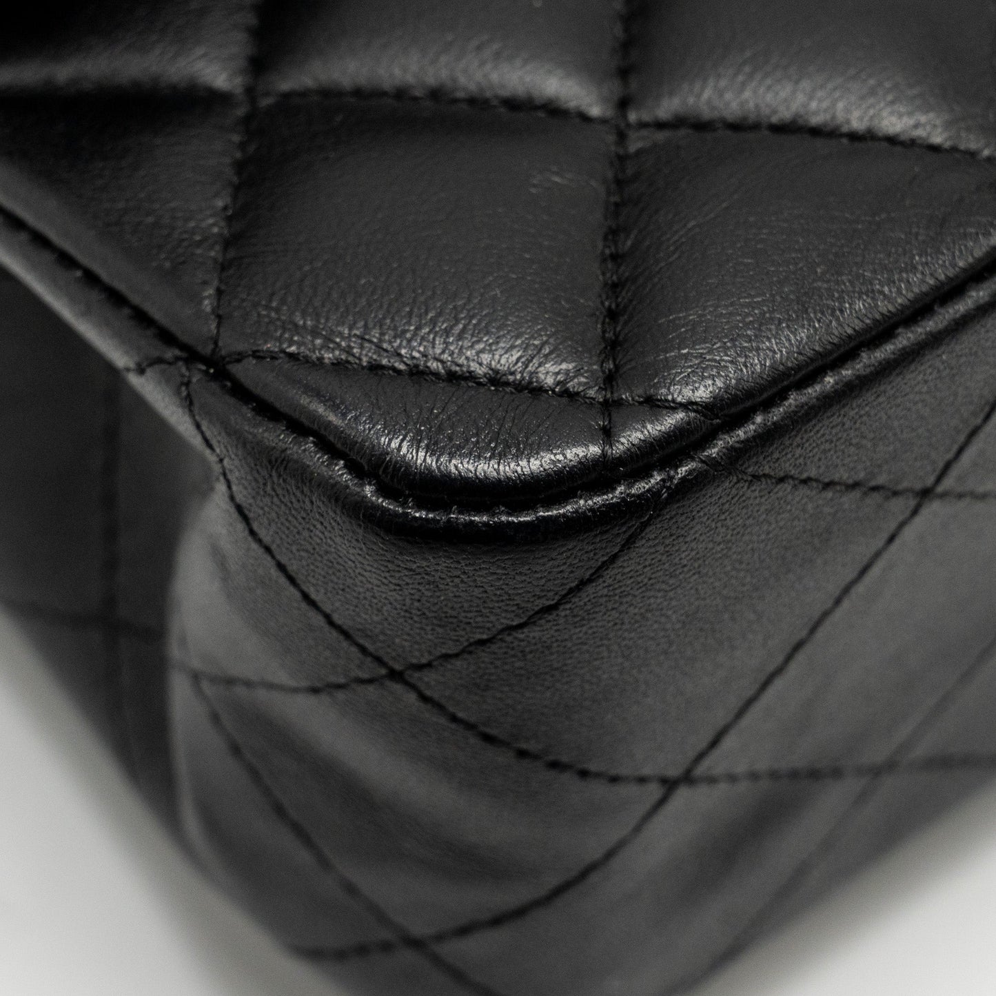 Chanel Medium Classic Double  Flap Bag Lambskin Black