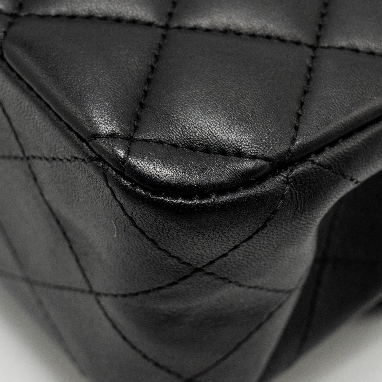 Chanel Medium Classic Double  Flap Bag Lambskin Black