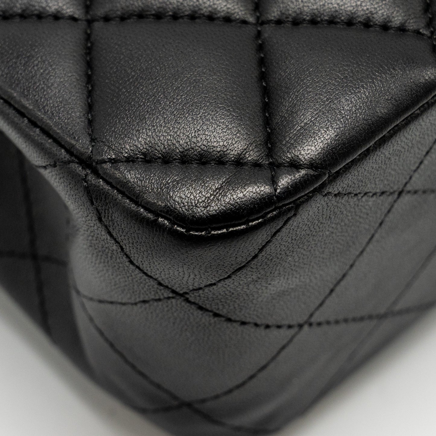 Chanel Medium Classic Double  Flap Bag Lambskin Black