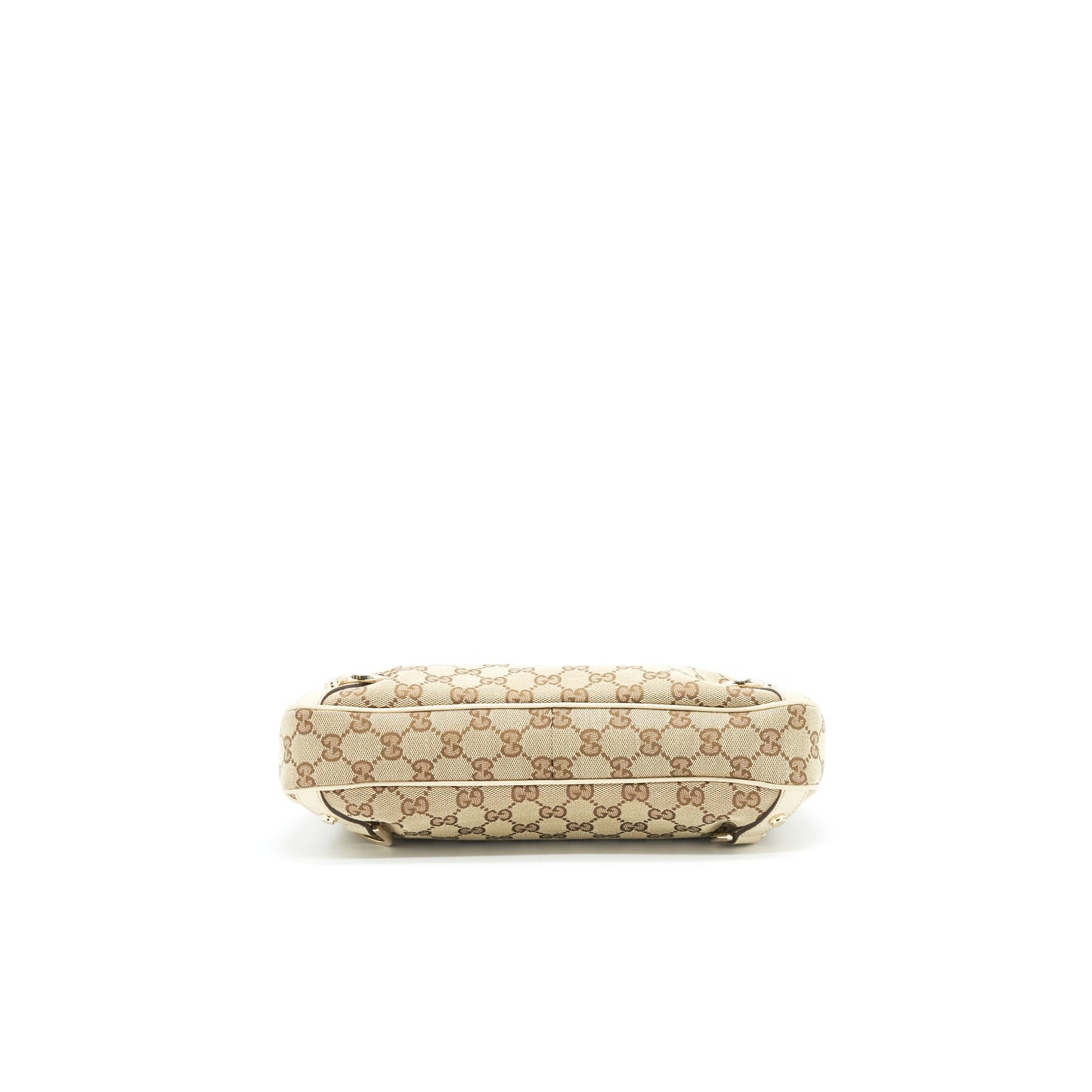 Gucci Abbey Canvas Leather Shoulder Bag