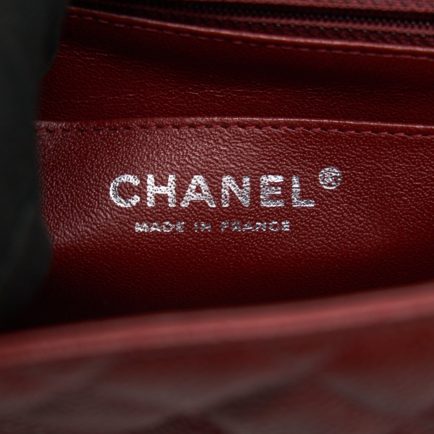 CHANEL MINI SQUARE CARVIAR RED