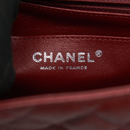 CHANEL MINI SQUARE CARVIAR RED