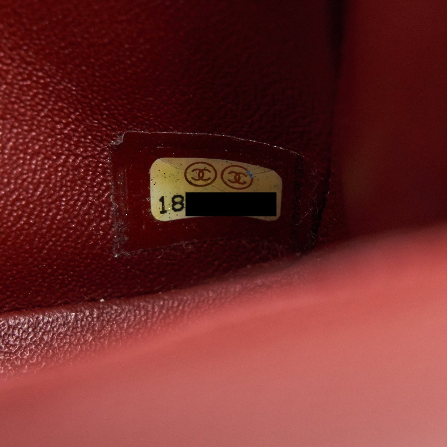 CHANEL MINI SQUARE CARVIAR RED