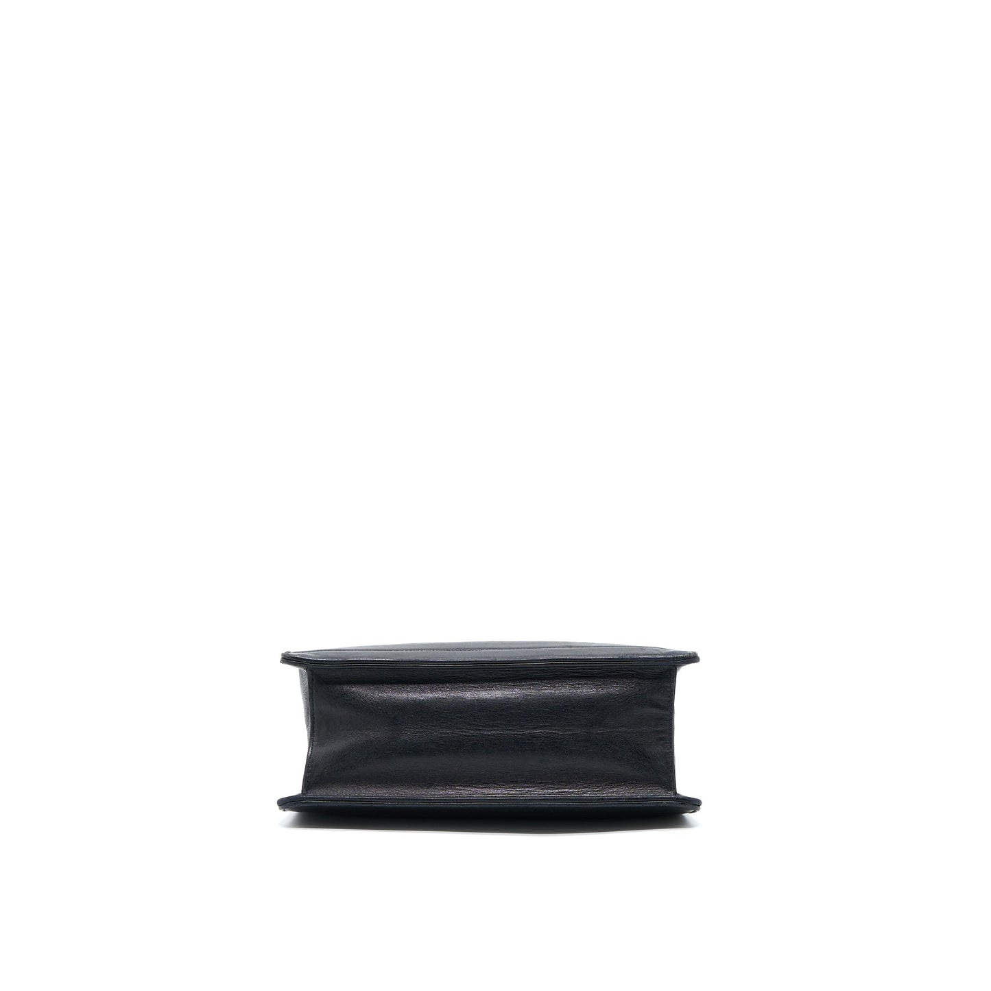Chanel Vintage Kelly Flap Bag Lambskin Black