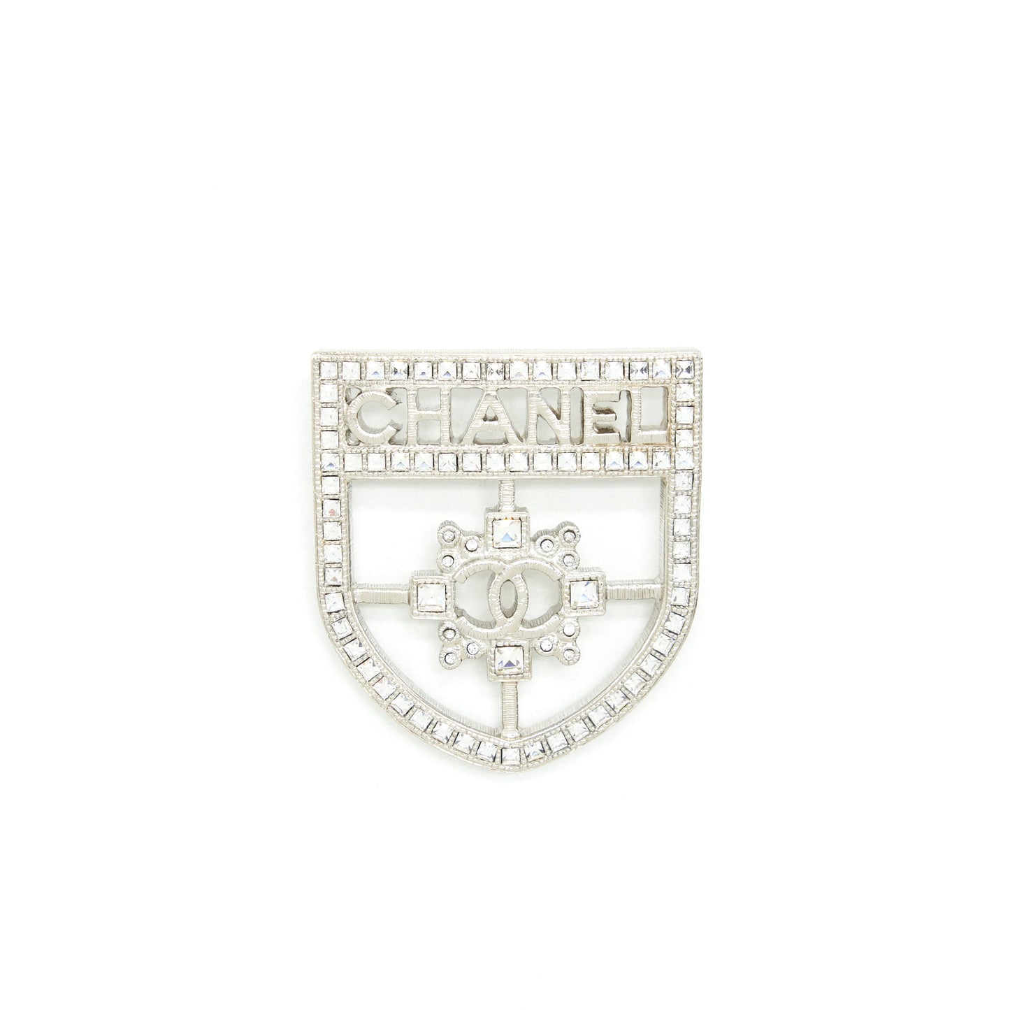 Chanel Brooch With Crystal