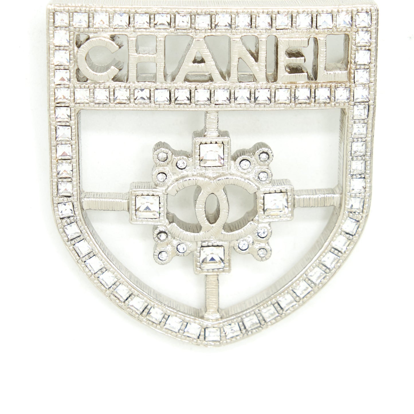 Chanel Brooch With Crystal