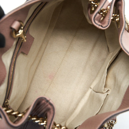 Gucci Soho Chain Shoulder Bag Light Pink