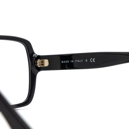Chanel 5408-A Square Glasses Frame Letter Black