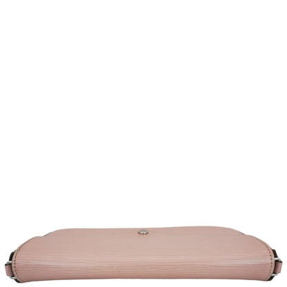 LOUIS VUITTON Felicie Pochette Epi Leather Crossbody Bag Pink