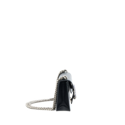 Gucci Small Dionysus Shoulder Bag Black SHW