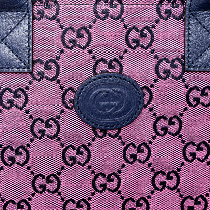 Gucci Children�s Tote Bag Canvas/Leather Purple