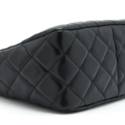 Chanel 22S Pearl Crush Hobo Bag Lambskin Black