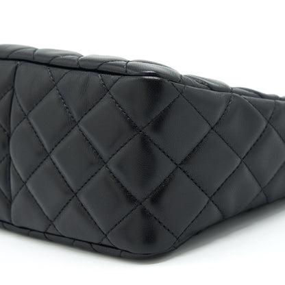 Chanel 22S Pearl Crush Hobo Bag Lambskin Black