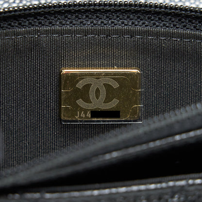 Chanel 21A Coco letter Wallet on Chain Black Caviar