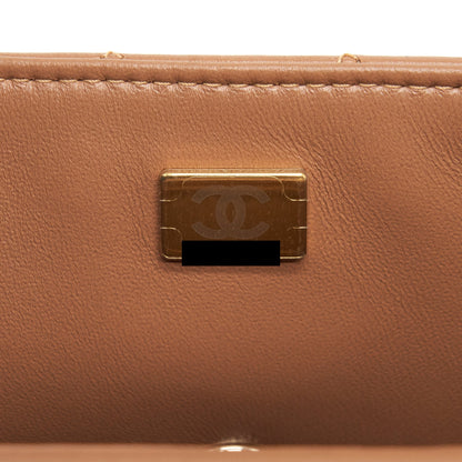 Chanel 22S Mini Rectangular Flap Bag Caramel L